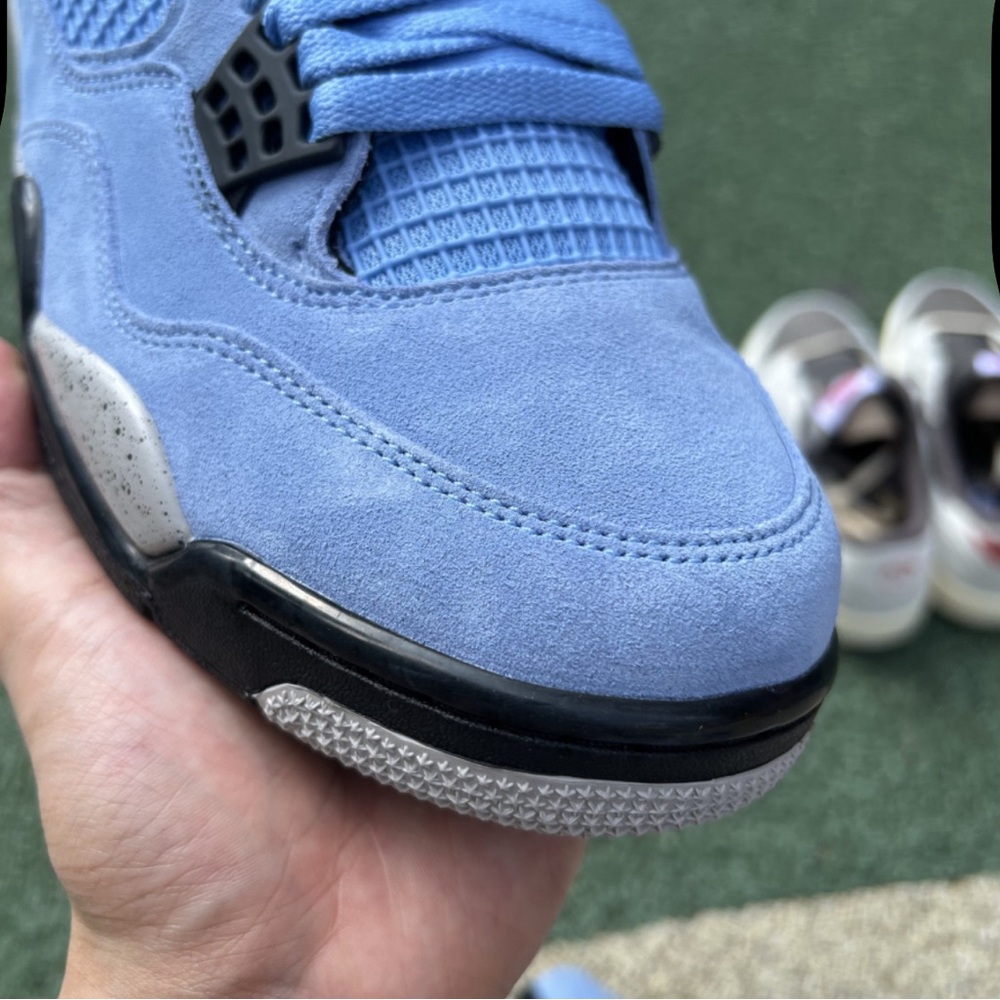 Jordan 4 Mens College Blue Sneakers - Picture 11 of 12